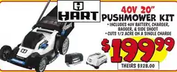 Ollie's 40V 20 PUSHMOWER KIT offer
