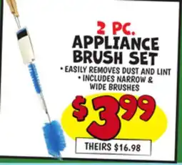 Ollie's 2 PC. APPLIANCE BRUSH SET offer