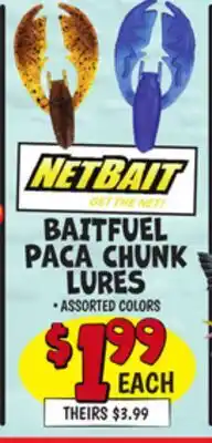 Ollie's NETBAIT BAITFUEL PACA CHUNK LURES offer