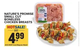 Food Lion Nature’s Promise Small Cut Boneless Chicken Breasts offer