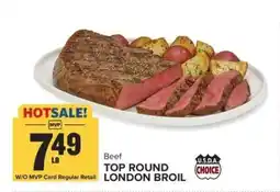 Food Lion Beef Top Round London Broil offer