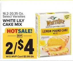 Food Lion White Lily Cake Mix offer