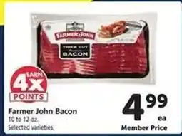 Safeway Farmer John Bacon offer