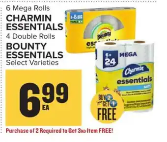 Food Lion Charmin Essentials & Bounty Essentials offer