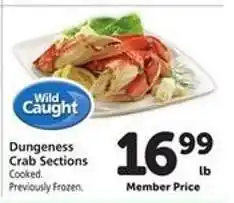 Safeway Dungeness Crab Sections offer