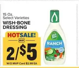 Food Lion Wish-Bone Dressing offer