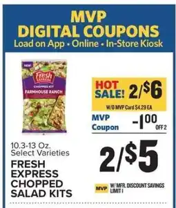 Food Lion Fresh Express Chopped Salad Kits offer
