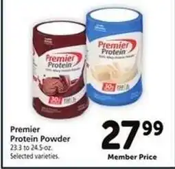 Safeway Premier Protein Powder offer