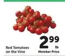 Safeway Red Tomatoes on the Vine offer