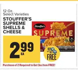 Food Lion Stouffer's Supreme Shells & Cheese offer