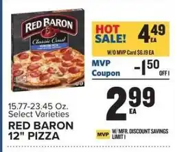 Food Lion Red Baron 12 Pizza offer