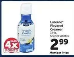 Safeway Lucerne Flavored Creamer offer