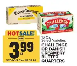 Food Lion Challenge or Danish Creamery Butter Quarters offer