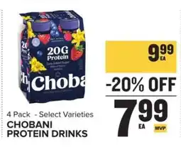 Food Lion CHOBANI PROTEIN DRINKS offer