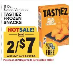 Food Lion Tastiez Frozen Snacks offer