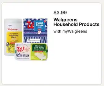 Walgreens Walgreens Household Products offer