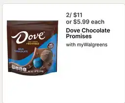 Walgreens Dove Chocolate Promises offer