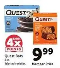Safeway Quest Bars offer