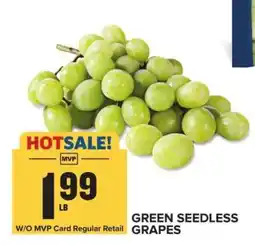 Food Lion Green Seedless Grapes offer