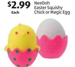 Aldi NeeDoh Easter Squishy Chick or Magic Egg offer