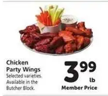 Safeway Chicken Party Wings offer