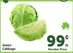 Safeway Green Cabbage offer