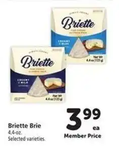 Safeway Briette Brie offer