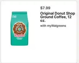 Walgreens Original Donut Shop Ground Coffee, 12 oz offer