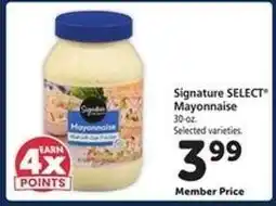 Safeway Signature Select Mayonnaise offer
