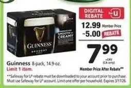 Safeway Guinness offer