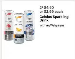 Walgreens Celsius Sparkling Drink offer