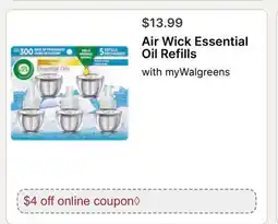 Walgreens Air Wick Essential Oil Refills offer
