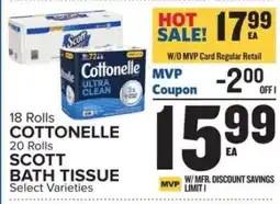 Food Lion COTTONELLE / SCOTT BATH TISSUE offer