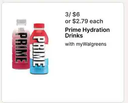 Walgreens Prime Hydration Drinks offer
