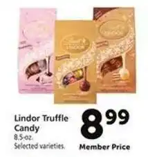 Safeway Lindor Truffle Candy offer