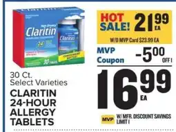 Food Lion CLARITIN 24-HOUR ALLERGY TABLETS offer