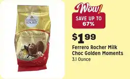 Grocery Outlet Milk Choc Golden Moments offer