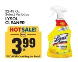 Food Lion Lysol Cleaner offer