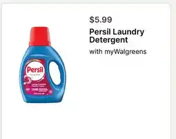 Walgreens Persil Laundry Detergent offer