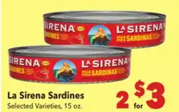Vallarta Supermarkets La Sirena Sardines offer