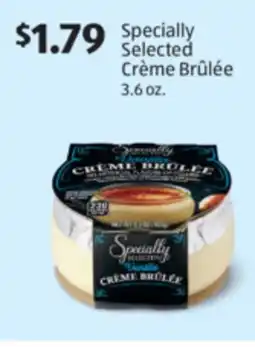Aldi Specially Selected Crème Brûlée offer