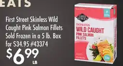 Smart & Final First Street Skinless Wild Caught Pink Salmon Fillets offer