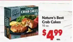 Vallarta Supermarkets Nature's Best Crab Cakes offer