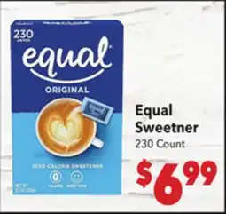 Vallarta Supermarkets Equal Sweetner offer