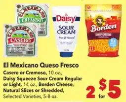 Vallarta Supermarkets El Mexicano Queso Fresco offer