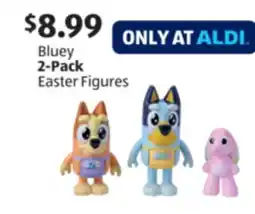 Aldi Bluey 2-Pack Easter Figures offer
