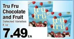 Superior Grocers Tru Fru Chocolate and Fruit offer