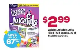 Grocery Outlet Welch's Juicefuls Juicy Filled Fruit Snacks offer