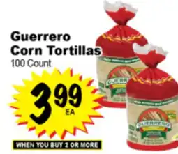 Superior Grocers Guerrero Corn Tortillas offer