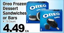 Superior Grocers Oreo Frozen Dessert Sandwiches or Bars offer